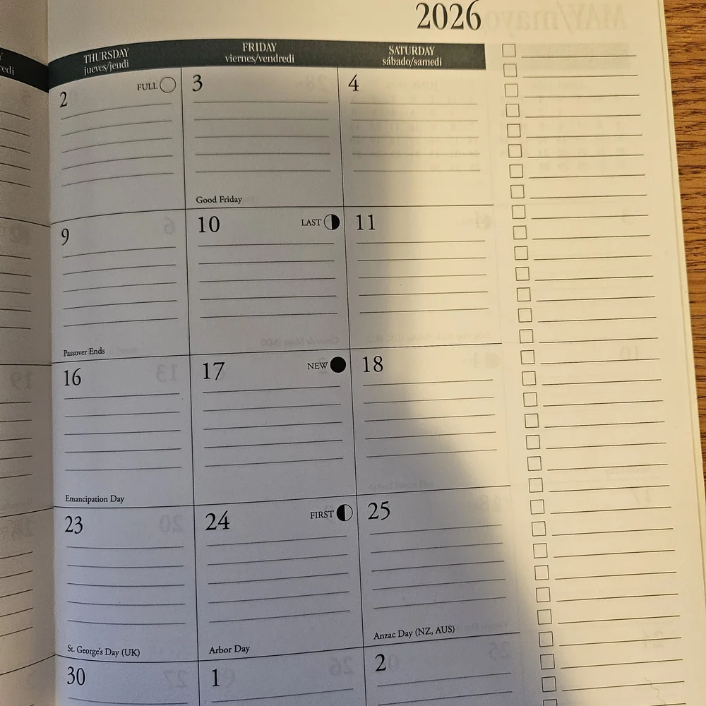 Champagne Problems 2026 Monthly Planner - Cream with Gold Accents